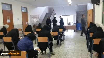 بازدید مسئولین نظارت و ارزیابی مدیریت استانی دانشگاه از برگزاری امتحانات در پردیس