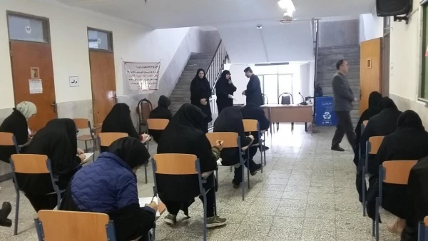 بازدید مسئولین نظارت و ارزیابی مدیریت استانی دانشگاه از برگزاری امتحانات در پردیس 2