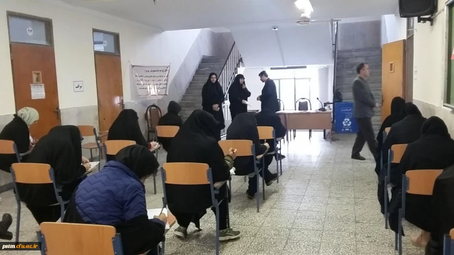 بازدید مسئولین نظارت و ارزیابی مدیریت استانی دانشگاه از برگزاری امتحانات در پردیس 2