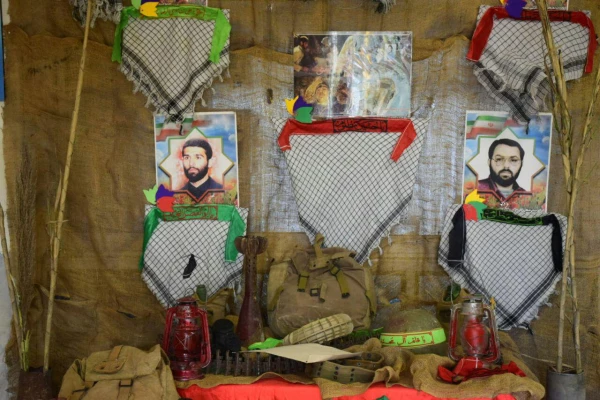 برگزاری نمایشگاه با مضمون دفاع مقدس به مناسبت اولین سالگرد شهید گمنام پردیس 6