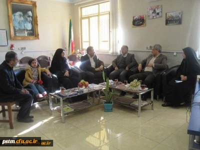 حضور آقای آقاخانی، مدیر کل برنامه ریزی، خدمات و رفاه دانشجویی در پردیس