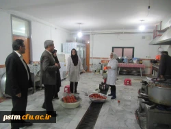 حضور آقای آقاخانی، مدیر کل برنامه ریزی، خدمات و رفاه دانشجویی در پردیس 5