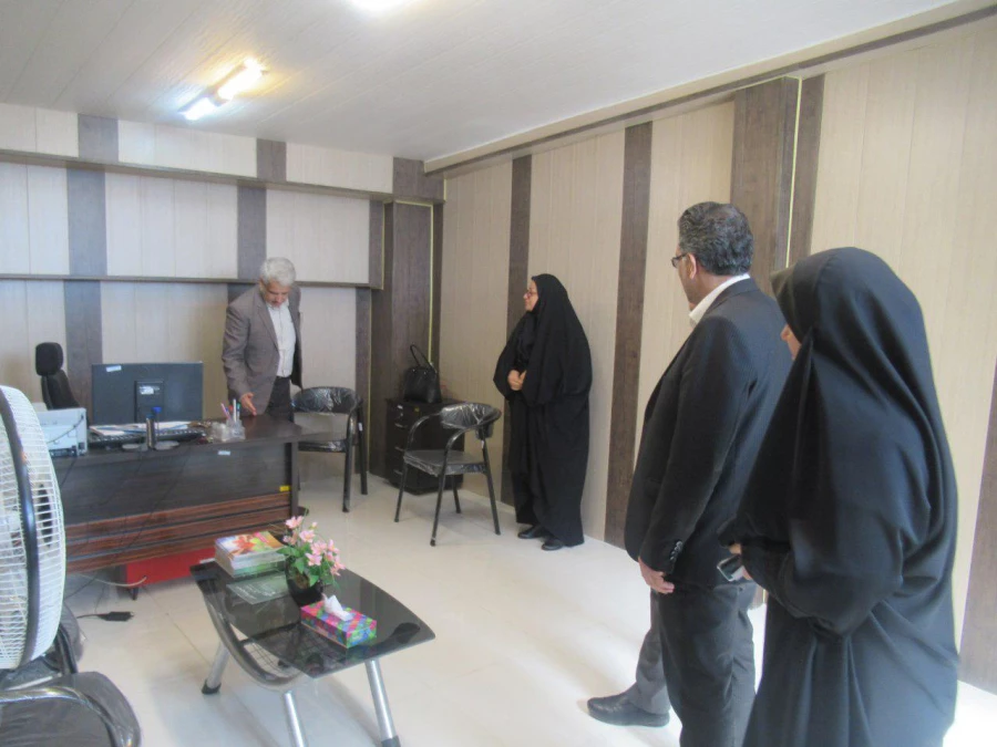 حضور آقای آقاخانی، مدیر کل برنامه ریزی، خدمات و رفاه دانشجویی در پردیس 8
