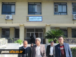 حضور آقای آقاخانی، مدیر کل برنامه ریزی، خدمات و رفاه دانشجویی در پردیس 9