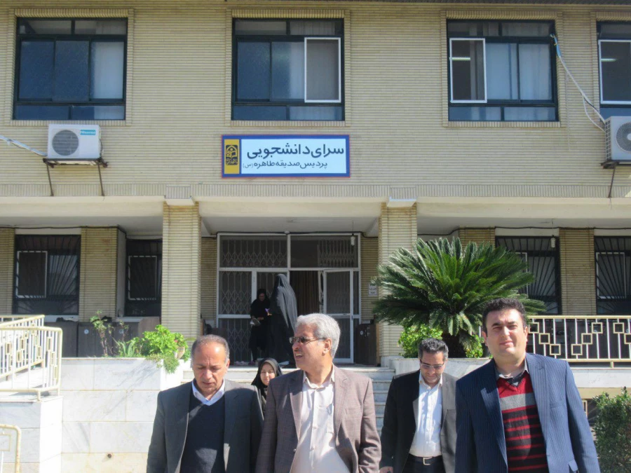 حضور آقای آقاخانی، مدیر کل برنامه ریزی، خدمات و رفاه دانشجویی در پردیس 9