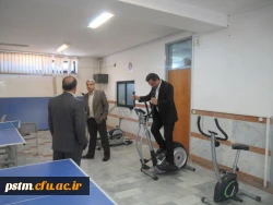 حضور آقای آقاخانی، مدیر کل برنامه ریزی، خدمات و رفاه دانشجویی در پردیس 10