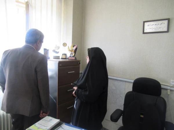 حضور آقای آقاخانی، مدیر کل برنامه ریزی، خدمات و رفاه دانشجویی در پردیس 17