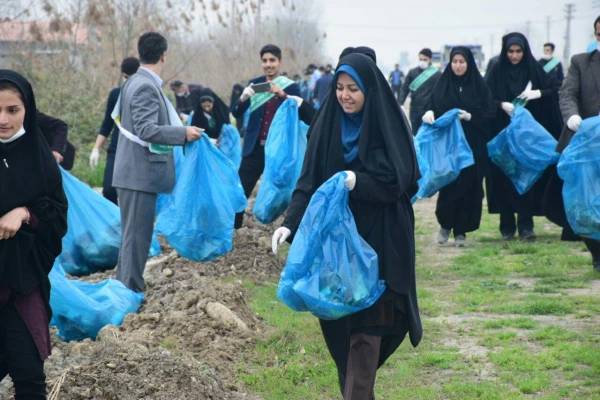 طرح پاکسازی دانشگاه تا دانشگاه با حمایت کانون محیط زیست و با حضور مسئولین 9