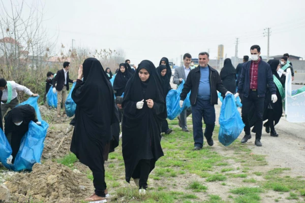 طرح پاکسازی دانشگاه تا دانشگاه با حمایت کانون محیط زیست و با حضور مسئولین 13