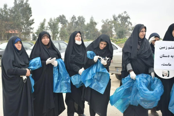 طرح پاکسازی دانشگاه تا دانشگاه با حمایت کانون محیط زیست و با حضور مسئولین 7