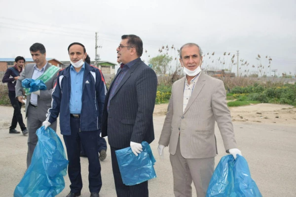 طرح پاکسازی دانشگاه تا دانشگاه با حمایت کانون محیط زیست و با حضور مسئولین 8