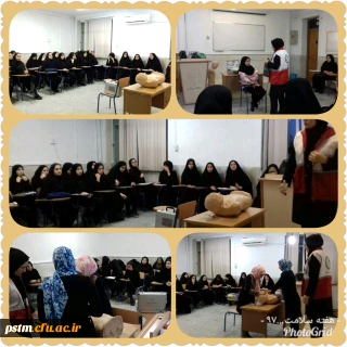 کارگاه هلال احمر به مناسبت هفته سرای دانشجویی به همت کانون هلال احمر پردیس برگزار شد.