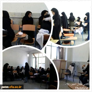 برگزاری کارگاه آشنایی با آتل بندی، بانداژ و ... توسط کارشناس جمعیت هلال احمر شهرستان ساری