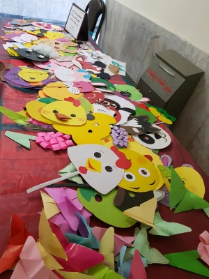 برگزاری نمایشگاه آثار هنری دانشجویان در درس کاربرد هنر در آموزش 4