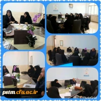 برگزاری نشست معاونت آموزشی، پژوهشی و فرهنگی پردیس، مدیرگروه تربیت حرفه ای و مسئول آموزش با نمایندگان کلاس ها 2