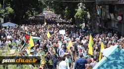 حضور اساتید، کارکنان و دانشجویان پردیس در راهپیمایی روز جهانی قدس 1397 8