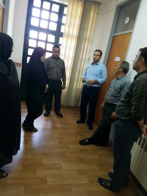 بازدید کارشناسان اداره کل نوسازی و تجهیز مدارس استان از تاسیسات پردیس 3