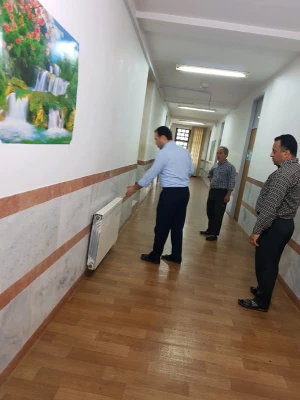 بازدید کارشناسان اداره کل نوسازی و تجهیز مدارس استان از تاسیسات پردیس 4