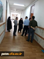 بازدید کارشناسان اداره کل نوسازی و تجهیز مدارس استان از تاسیسات پردیس 7