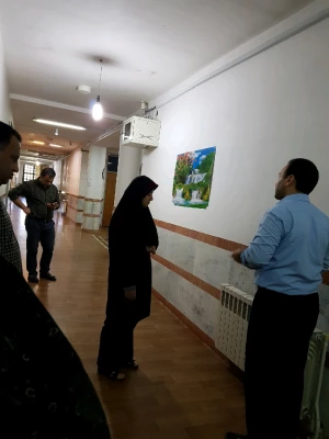 بازدید کارشناسان اداره کل نوسازی و تجهیز مدارس استان از تاسیسات پردیس 8