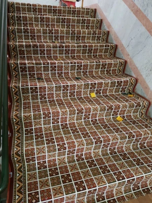 بهسازی سرای دانشجویی با مفروش نمودن راهروها و خرید تشک 5