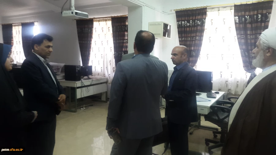 بازدید مشاور ریاست دانشگاه فرهنگیان و مدیر کل حوزه ریاست و معاون آموزشی وتحصیلات تکمیلی دانشگاه از پردیس 3
