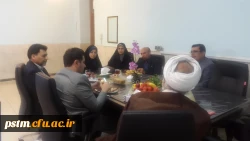 بازدید مشاور ریاست دانشگاه فرهنگیان و مدیر کل حوزه ریاست و معاون آموزشی وتحصیلات تکمیلی دانشگاه از پردیس 8