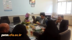 بازدید مشاور ریاست دانشگاه فرهنگیان و مدیر کل حوزه ریاست و معاون آموزشی وتحصیلات تکمیلی دانشگاه از پردیس 5