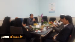 بازدید مشاور ریاست دانشگاه فرهنگیان و مدیر کل حوزه ریاست و معاون آموزشی وتحصیلات تکمیلی دانشگاه از پردیس 6