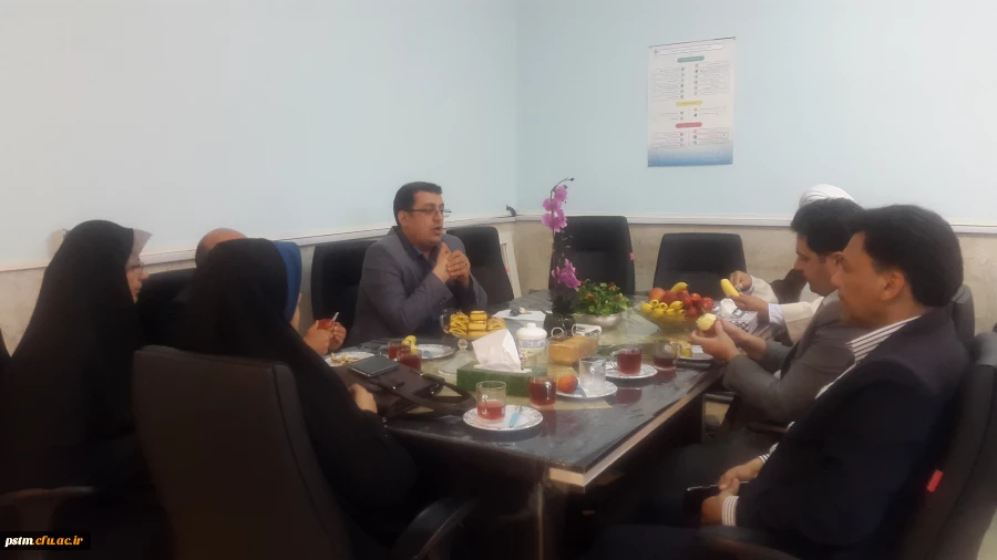 بازدید مشاور ریاست دانشگاه فرهنگیان و مدیر کل حوزه ریاست و معاون آموزشی وتحصیلات تکمیلی دانشگاه از پردیس 6