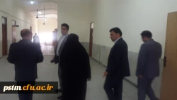 بازدید مشاور ریاست دانشگاه فرهنگیان و مدیر کل حوزه ریاست و معاون آموزشی وتحصیلات تکمیلی دانشگاه از پردیس 7