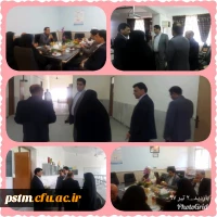 بازدید مشاور ریاست دانشگاه فرهنگیان و مدیر کل حوزه ریاست و معاون آموزشی وتحصیلات تکمیلی دانشگاه از پردیس 2