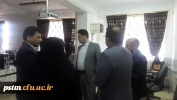 بازدید مشاور ریاست دانشگاه فرهنگیان و مدیر کل حوزه ریاست و معاون آموزشی وتحصیلات تکمیلی دانشگاه از پردیس 7