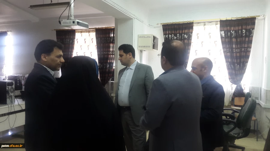 بازدید مشاور ریاست دانشگاه فرهنگیان و مدیر کل حوزه ریاست و معاون آموزشی وتحصیلات تکمیلی دانشگاه از پردیس 7