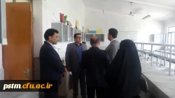 بازدید مشاور ریاست دانشگاه فرهنگیان و مدیر کل حوزه ریاست و معاون آموزشی وتحصیلات تکمیلی دانشگاه از پردیس 9
