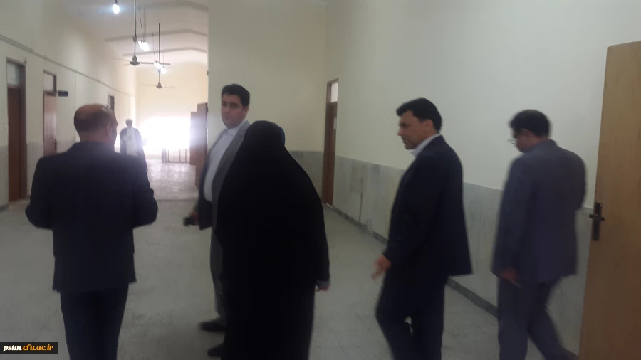 بازدید مشاور ریاست دانشگاه فرهنگیان و مدیر کل حوزه ریاست و معاون آموزشی وتحصیلات تکمیلی دانشگاه از پردیس 8
