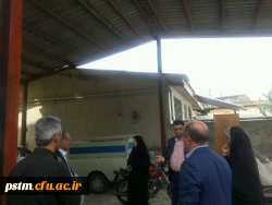 بازدید معاونت توسعه منابع و دانشجویی و کارشناس مسئول پژوهش مدیریت استانی دانشگاه از پردیس 3