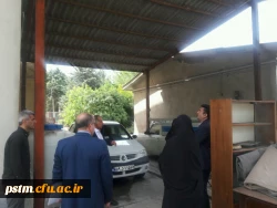 بازدید معاونت توسعه منابع و دانشجویی و کارشناس مسئول پژوهش مدیریت استانی دانشگاه از پردیس 2