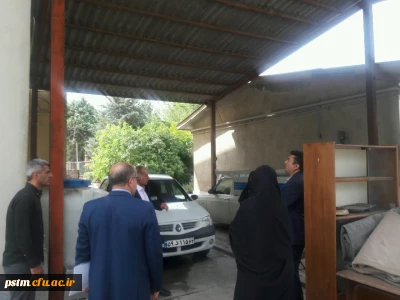 بازدید معاونت توسعه منابع و دانشجویی و کارشناس مسئول پژوهش مدیریت استانی دانشگاه از پردیس