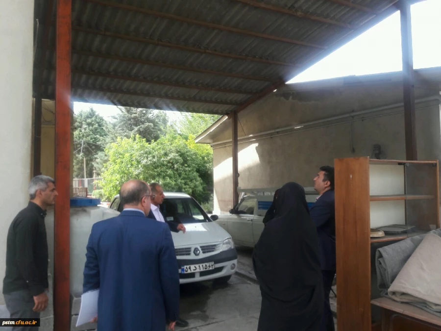 بازدید معاونت توسعه منابع و دانشجویی و کارشناس مسئول پژوهش مدیریت استانی دانشگاه از پردیس 2