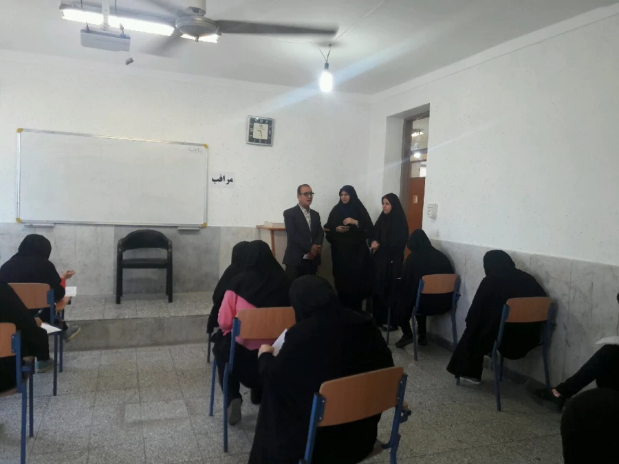 بازدید معاونت های آموزشی، پزوهشی و فرهنگی و  توسعه منابع و دانشجویی مدیریت استانی از برگزاری امتحانات در پردیس 3