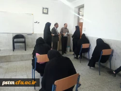 بازدید معاونت های آموزشی، پزوهشی و فرهنگی و  توسعه منابع و دانشجویی مدیریت استانی از برگزاری امتحانات در پردیس 4