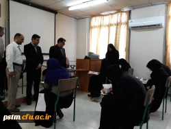 برگزاری امتحانات و فرآیند ارزیابی وضعیت اجرای منشور کیفیت آموزش در مراکز قائمشهر و آمل با حضور مسئولان مدیریت استانی دانشگاه و معاونت آموزشی پردیس  2