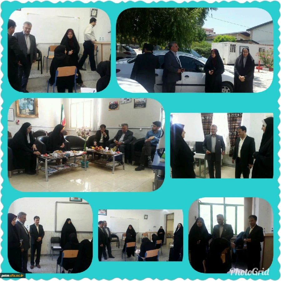 بازدید معاونت توسعه مدیریت و پشتیبانی اداره کل آموزش و پرورش استان از حوزه امتحانی پردیس 2