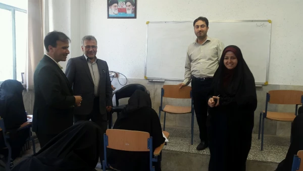 بازدید معاونت توسعه مدیریت و پشتیبانی اداره کل آموزش و پرورش استان از حوزه امتحانی پردیس 5