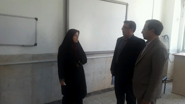 بازدید معاونت محترم پژوهشی دانشگاه فرهنگیان از پردیس 8