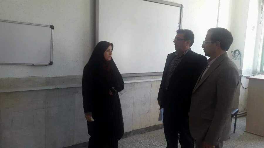 بازدید معاونت محترم پژوهشی دانشگاه فرهنگیان از پردیس 8