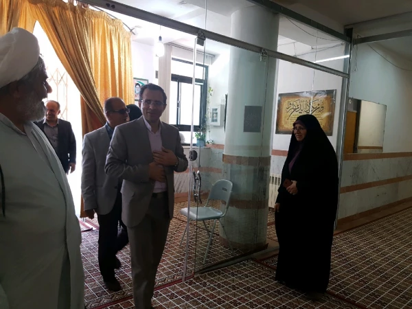 بازدید معاونت محترم پژوهشی دانشگاه فرهنگیان از پردیس 15