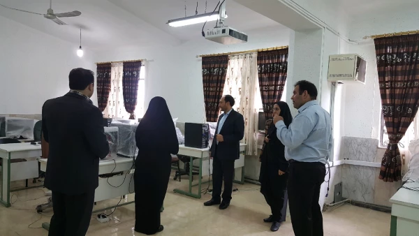 بازدید جناب آقای مهندس رضائی سرپرست محترم مرکز هوشمند سازی دانشگاه فرهنگیان