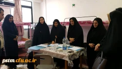 بازدید مسئول حراست مدیریت استانی دانشگاه از فرآیند انجام مصاحبه در پردیس 3